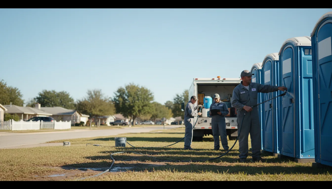 Long-Term Portable Toilet Rental in Sibley, IA near me